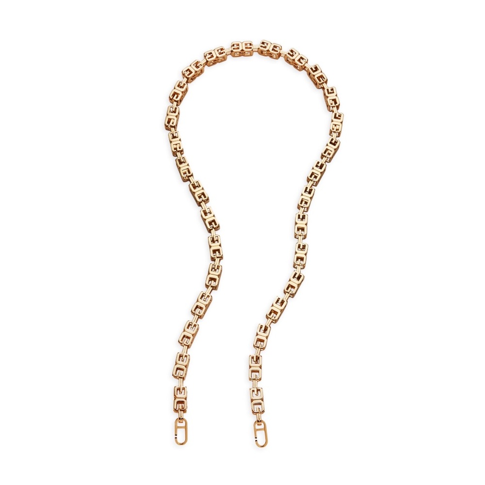 GIVENCHY GOLD TONE 4G CHAIN STRAP